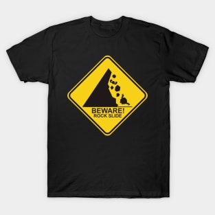 Monster: BEWARE! ROCK SLIDE T-Shirt